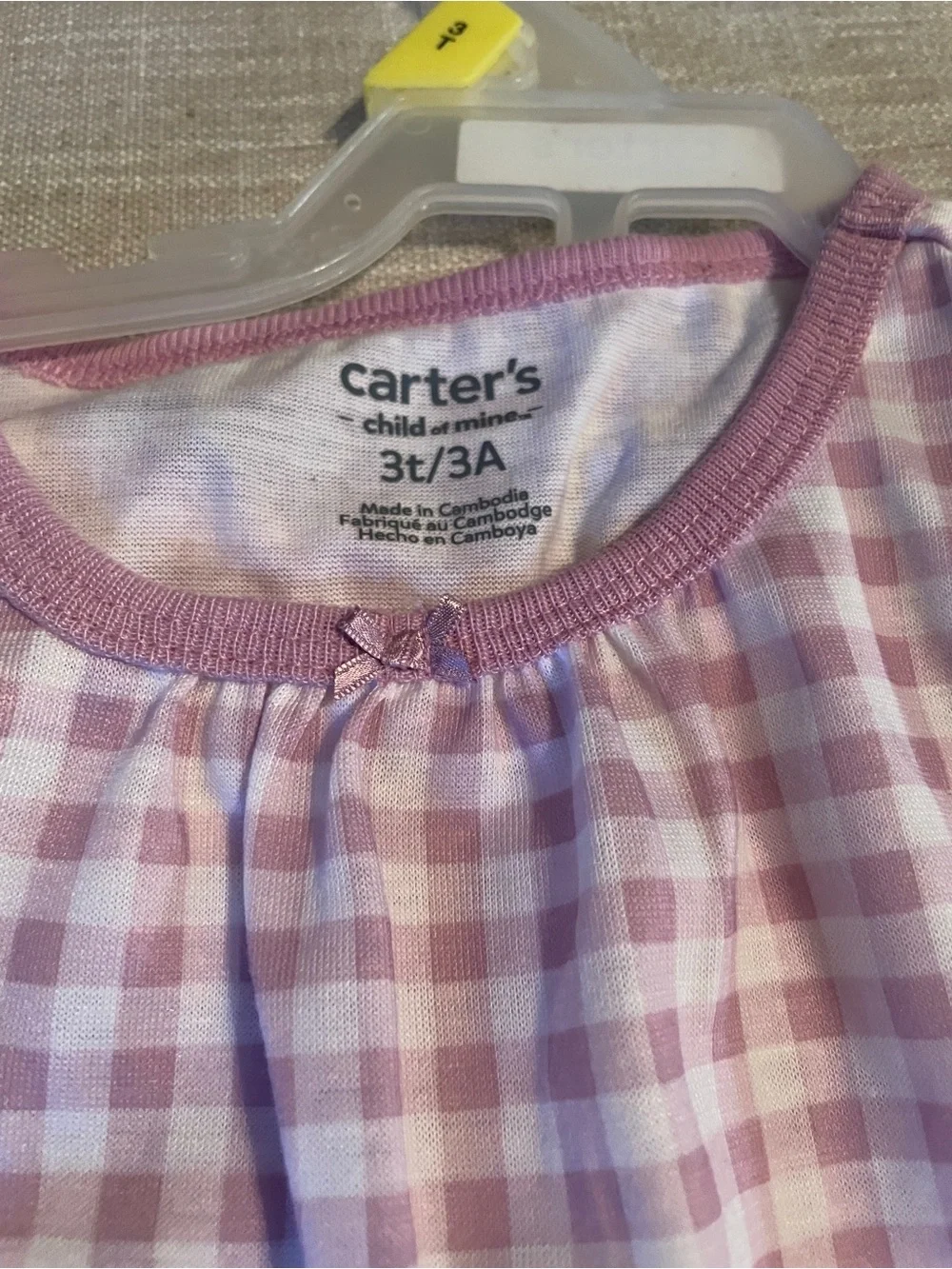 Carters soft pink